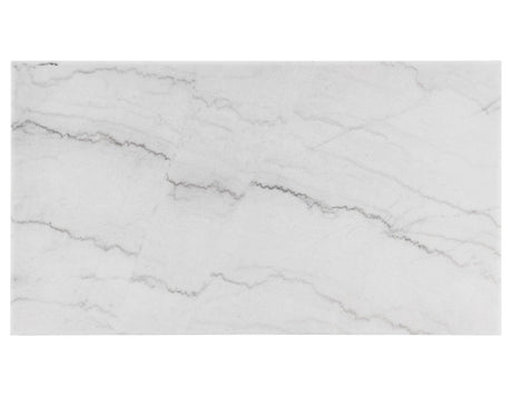 Vida 72″ White Marble Top Dining Table, Black Finish by Steve Silver at Eve Furniture