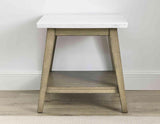 Vida Marble Top End Table by Steve Silver at Eve Furniture