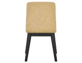 Vida Vegan Leather Side Chair, Sand by Steve Silver at Eve Furniture