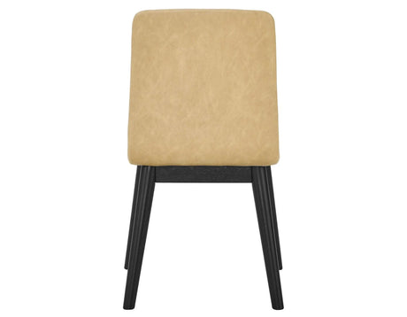 Vida Vegan Leather Side Chair, Sand by Steve Silver at Eve Furniture