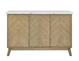 Vida White Marble Top Server by Steve Silver at Eve Furniture