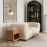 Vidaz Brown Side Table by Zuomod at Eve Furniture