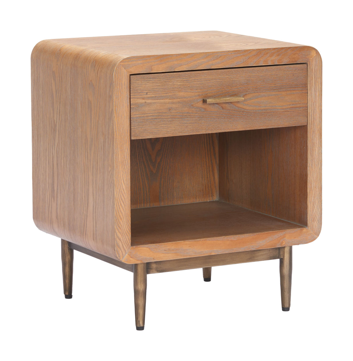 Vidaz Brown Side Table by Zuomod at Eve Furniture