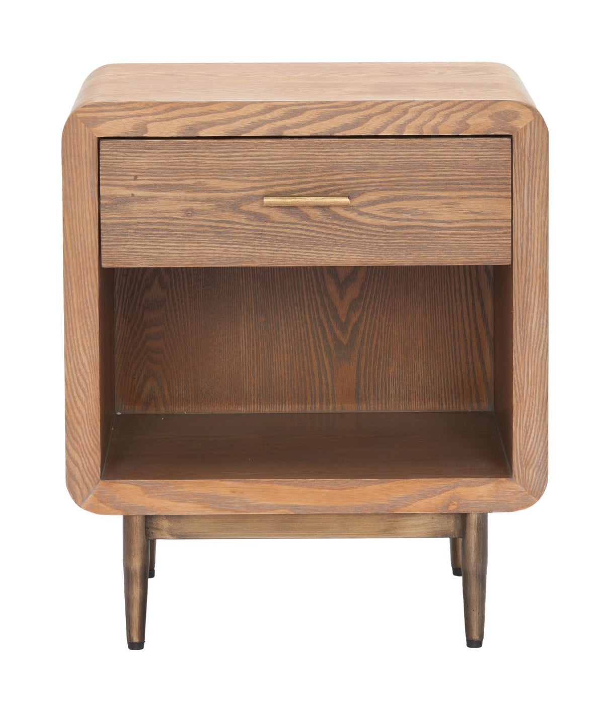Vidaz Brown Side Table by Zuomod at Eve Furniture