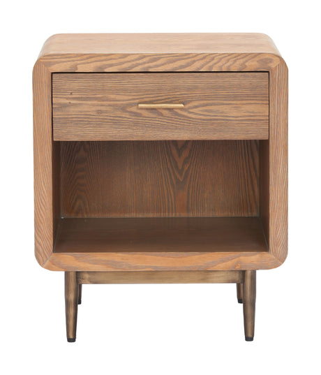 Vidaz Brown Side Table by Zuomod at Eve Furniture