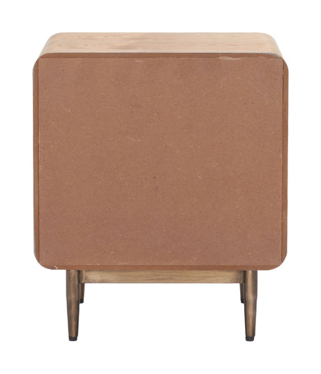 Vidaz Brown Side Table by Zuomod at Eve Furniture