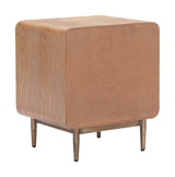 Vidaz Brown Side Table by Zuomod at Eve Furniture