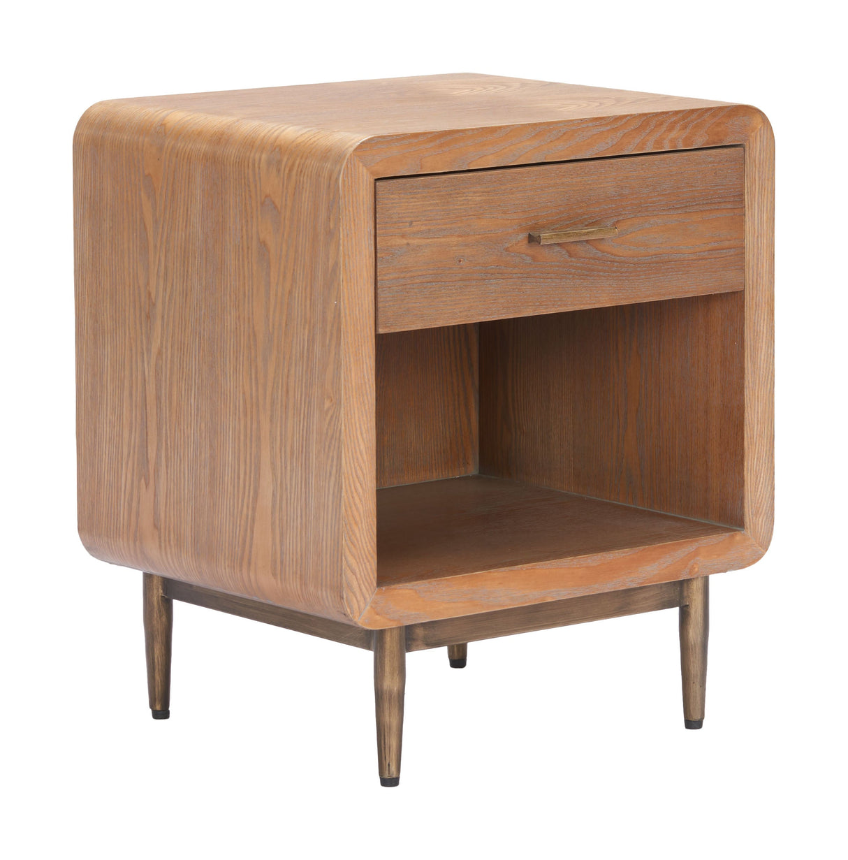 Vidaz Brown Side Table by Zuomod at Eve Furniture