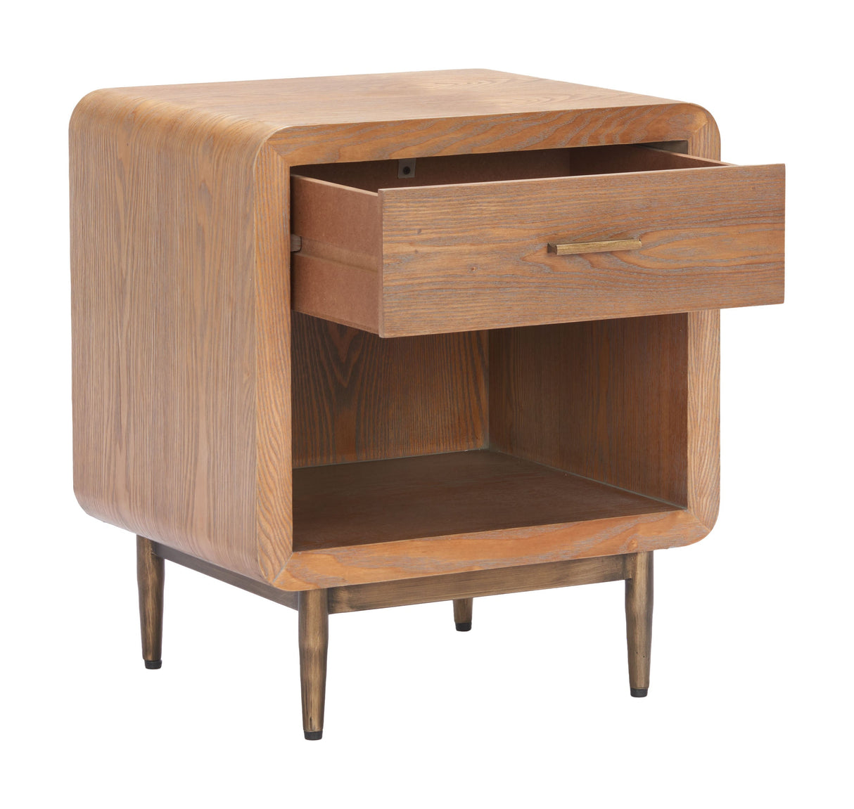 Vidaz Brown Side Table by Zuomod at Eve Furniture