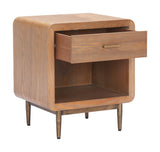 Vidaz Brown Side Table by Zuomod at Eve Furniture