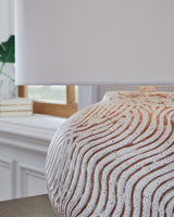 Vien Distressed White Table Lamp by ASHLEY FURNITURE at Eve Furniture