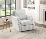 Vienna Beige Swivel Chair by Homelegance at Eve Furniture