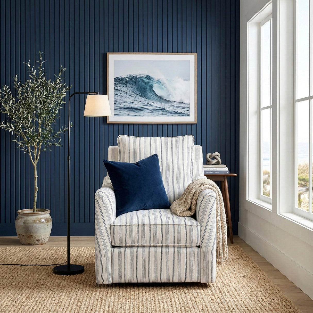 Vienna Beige Swivel Chair by Homelegance at Eve Furniture