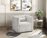 Vienna Beige Swivel Chair by Homelegance at Eve Furniture