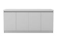 Viennese Sideboard in White Gloss by Manhattan Comfort at Eve Furniture