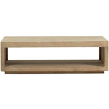 Viera Coffee Table, Light Warm Wash by Dovetail at Eve Furniture