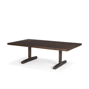 Viktor Dark Brown Solid Wood Coffee Table by Mercana at Eve Furniture