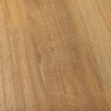 Viktor Light Brown Solid Wood Dining Table by Mercana at Eve Furniture