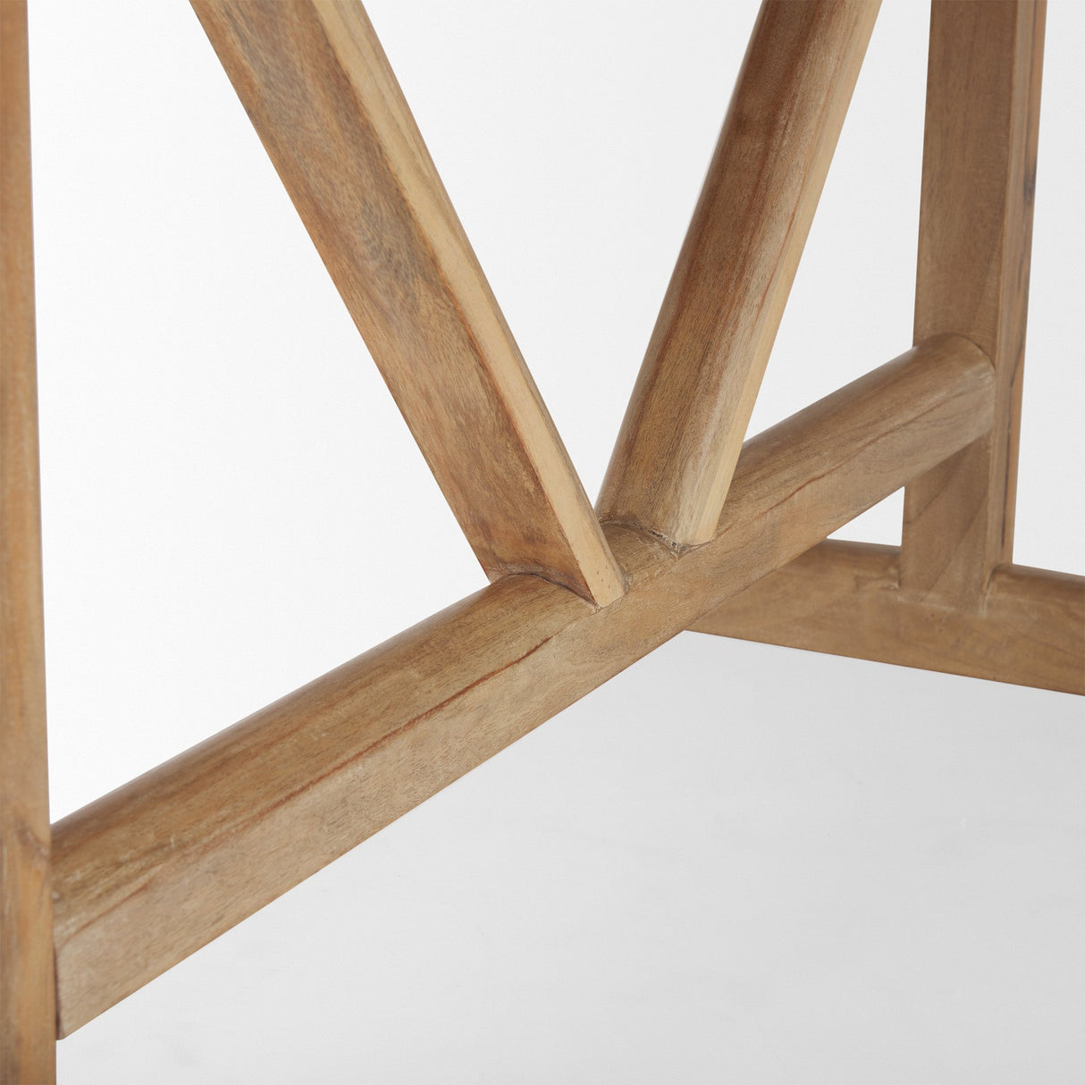 Viktor Light Brown Solid Wood Dining Table by Mercana at Eve Furniture
