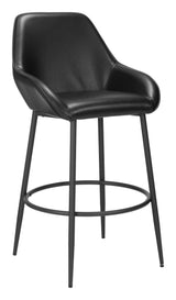 Vila Barstool Black by Zuomod at Eve Furniture