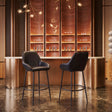 Vila Barstool Black by Zuomod at Eve Furniture