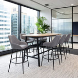 Vila Barstool Gray by Zuomod at Eve Furniture