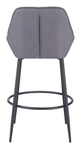 Vila Barstool Gray by Zuomod at Eve Furniture