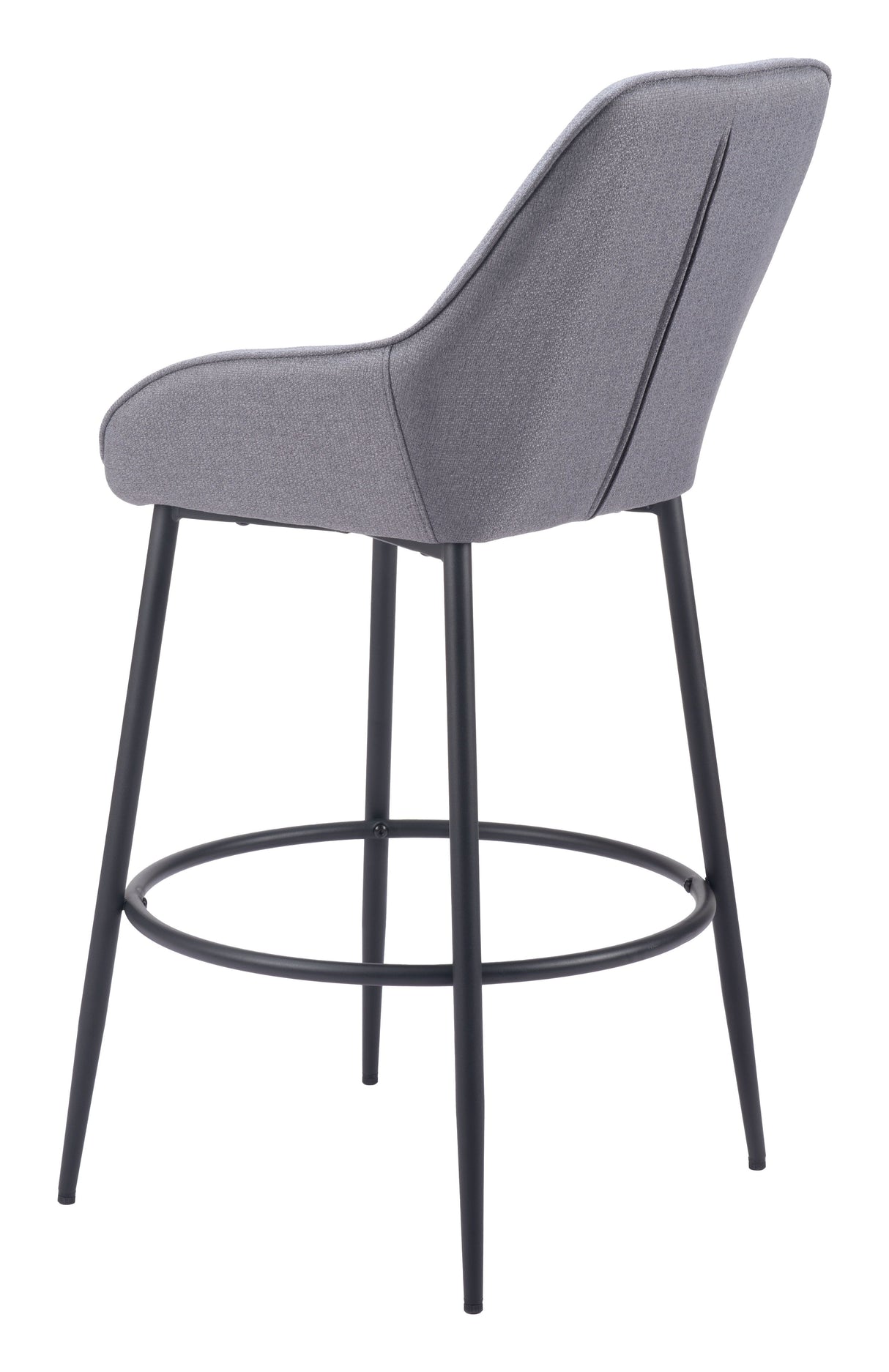 Vila Barstool Gray by Zuomod at Eve Furniture
