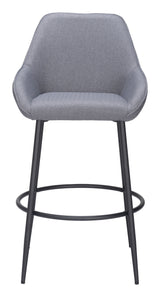 Vila Barstool Gray by Zuomod at Eve Furniture
