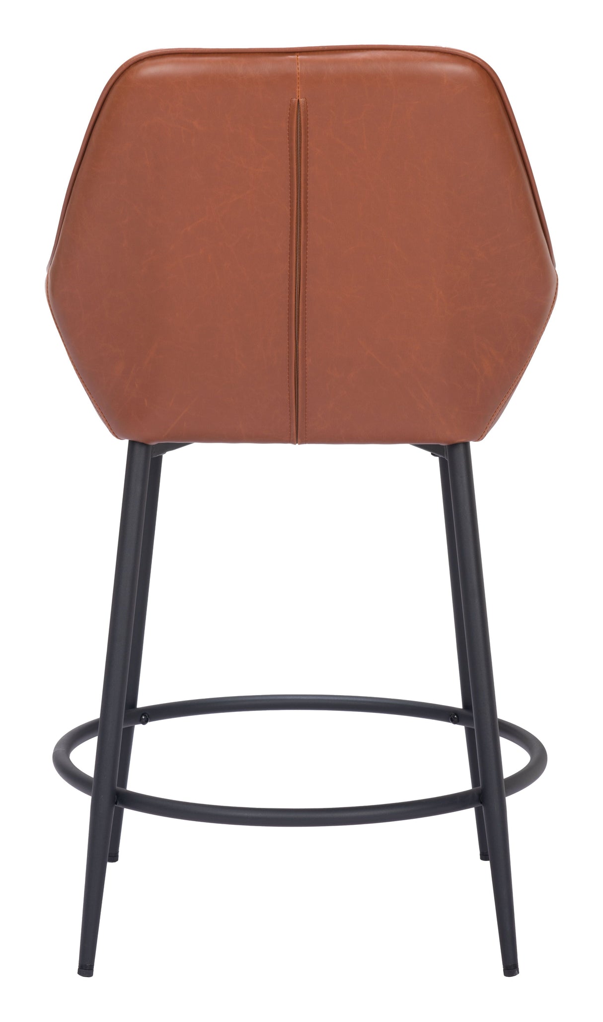 Vila Counter Stool Brown by Zuomod at Eve Furniture
