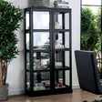 Vilas Black Curio Cabinet by Furniture of America at Eve Furniture
