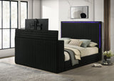 Villa Black Queen Platform Bed by Happy Homes at Eve Furniture