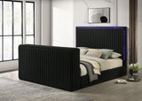 Villa Black Queen Platform Bed by Happy Homes at Eve Furniture