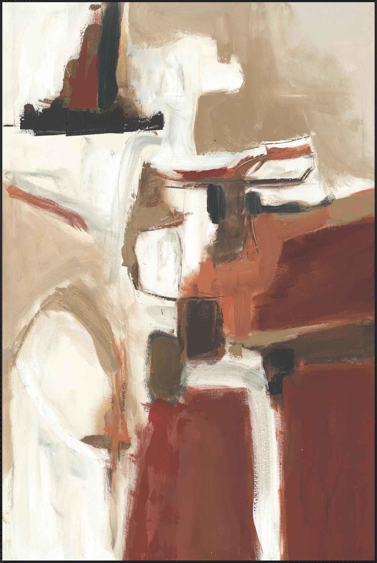 Villa Brown Painting Art by Buddy Whitlock by Classic Home at Eve Furniture