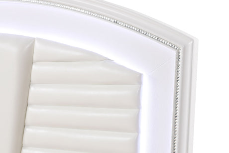 Villa White Bedroom Platform Bedroom Set by New Era Innovations at Eve Furniture