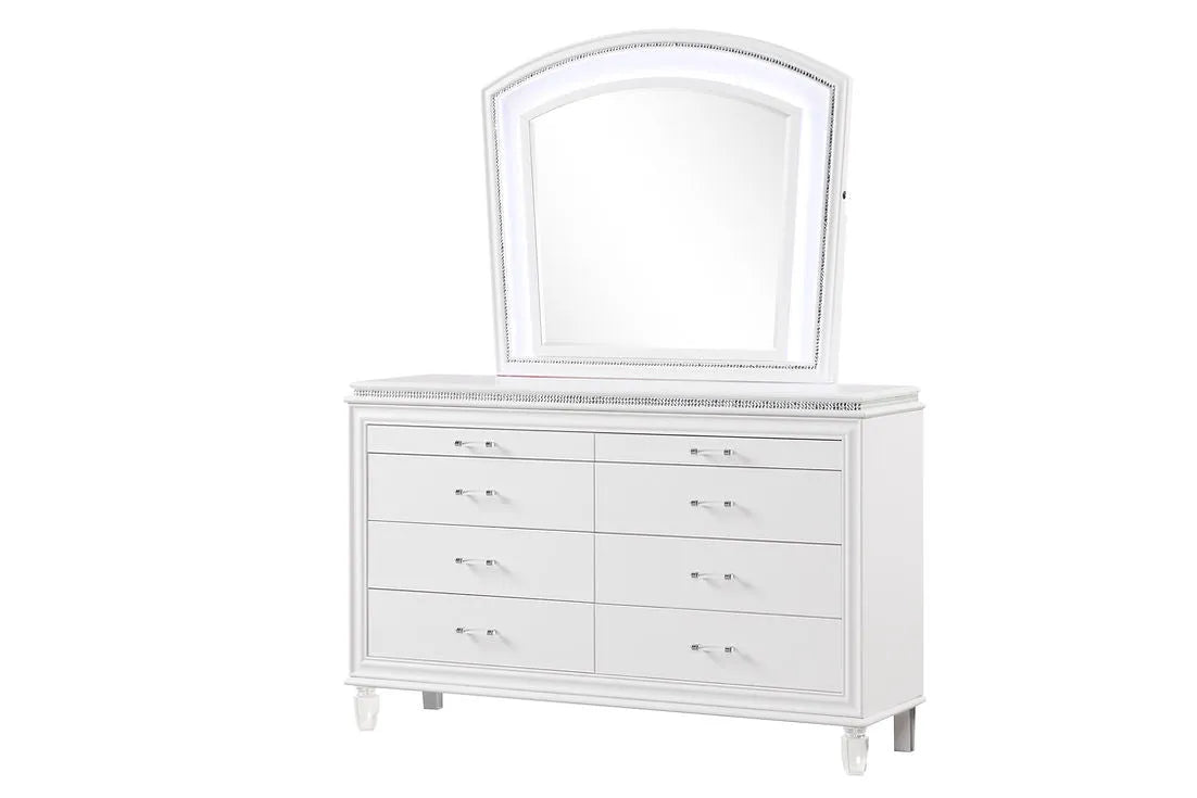 Villa White Bedroom Platform Bedroom Set by New Era Innovations at Eve Furniture