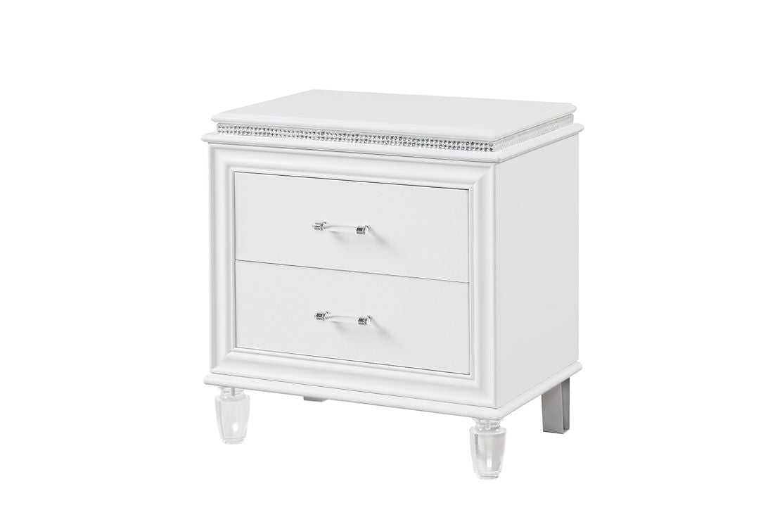 Villa White Bedroom Platform Bedroom Set by New Era Innovations at Eve Furniture