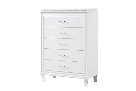 Villa White Bedroom Platform Bedroom Set by New Era Innovations at Eve Furniture