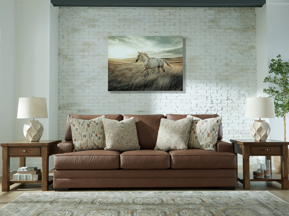 VillaCourt Caramel Living Room Set by Ashley at Eve Furniture