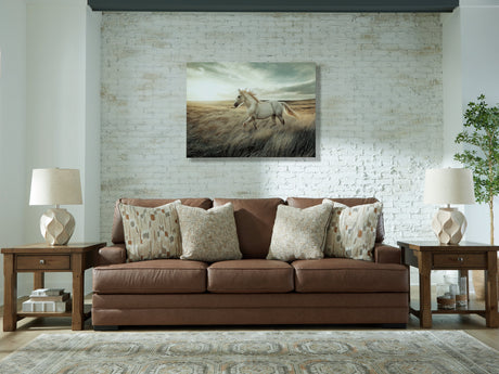 VillaCourt Caramel Living Room Set by Ashley at Eve Furniture
