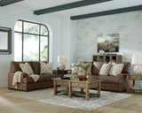 VillaCourt Caramel Living Room Set by Ashley at Eve Furniture