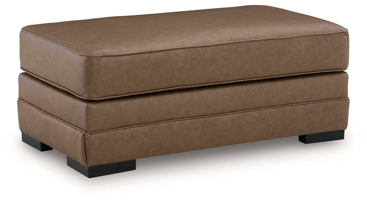VillaCourt Caramel Ottoman by ASHLEY FURNITURE at Eve Furniture