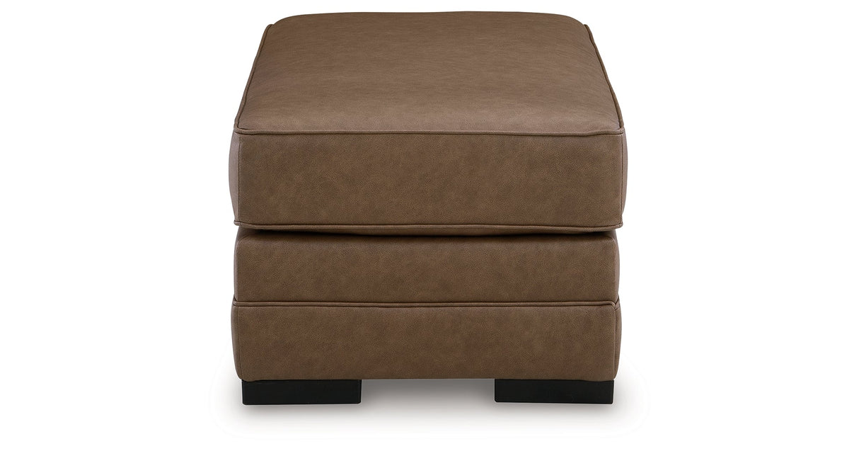 VillaCourt Caramel Ottoman by ASHLEY FURNITURE at Eve Furniture
