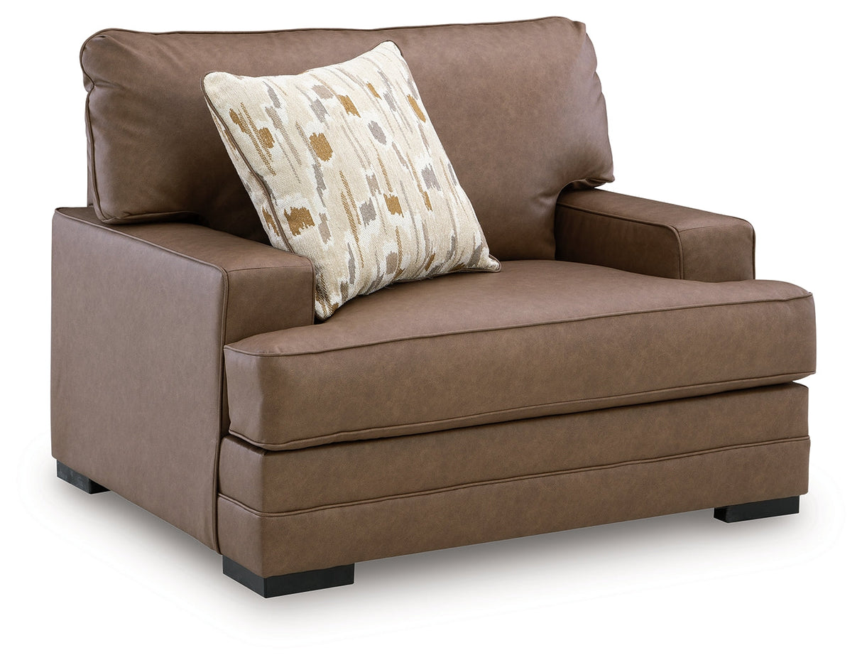 VillaCourt Caramel Oversized Chair by ASHLEY FURNITURE at Eve Furniture