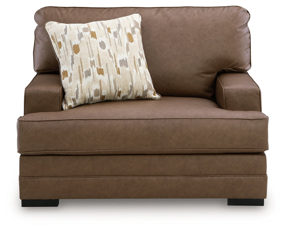 VillaCourt Caramel Oversized Chair by ASHLEY FURNITURE at Eve Furniture