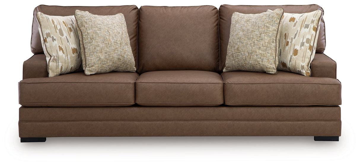 VillaCourt Caramel Sofa by Ashley at Eve Furniture