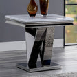 Villarsglane Chrome End Table by Furniture of America at Eve Furniture