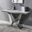 Villarsglane Chrome Sofa Table by Furniture of America at Eve Furniture