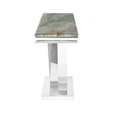 Villarsglane Chrome/Green Sofa Table by Furniture of America at Eve Furniture