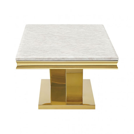 Villarsglane Gold/Beige Coffee Table by Furniture of America at Eve Furniture